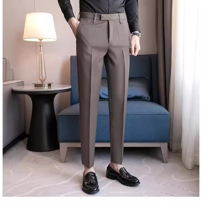Men's Suit Pants / Cropped Suit Pants, Straight Leg