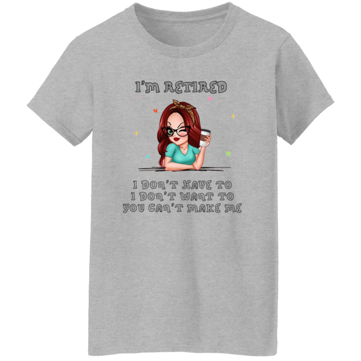 Retired Ladies T-Shirt