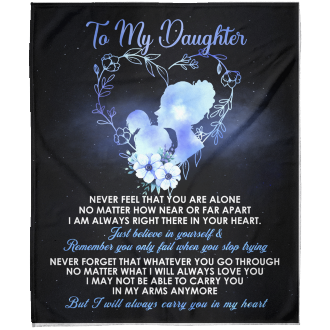 To My Daughter | FLM Arctic Fleece Blanket 50x60