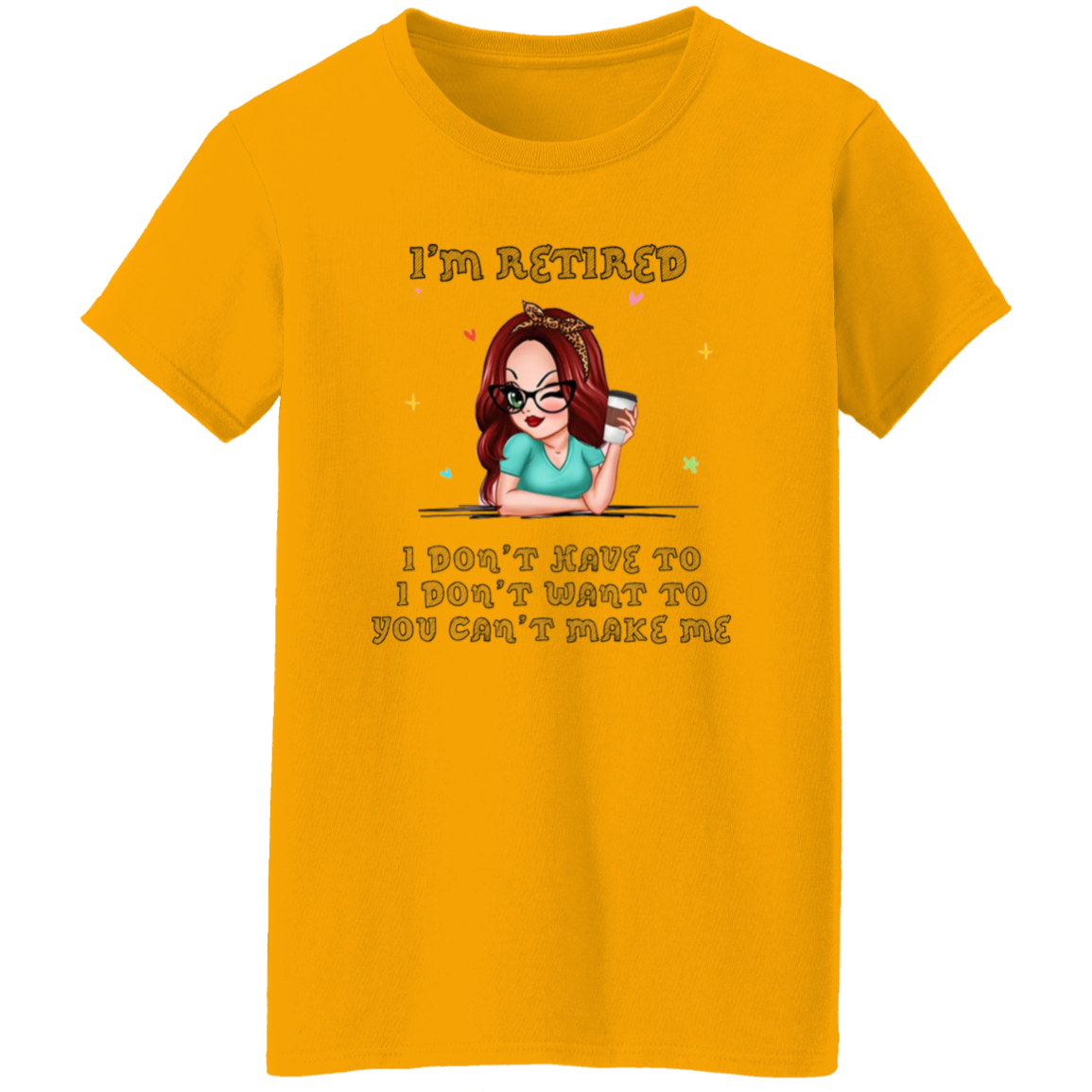 Retired Ladies T-Shirt