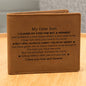 For Son | Graphic Leather Wallet