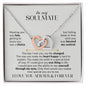 To My Soulmate | I Love You, Always & Forever - Interlocking Hearts necklace