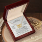 To My Soulmate | I Love You, Always & Forever - Interlocking Hearts necklace