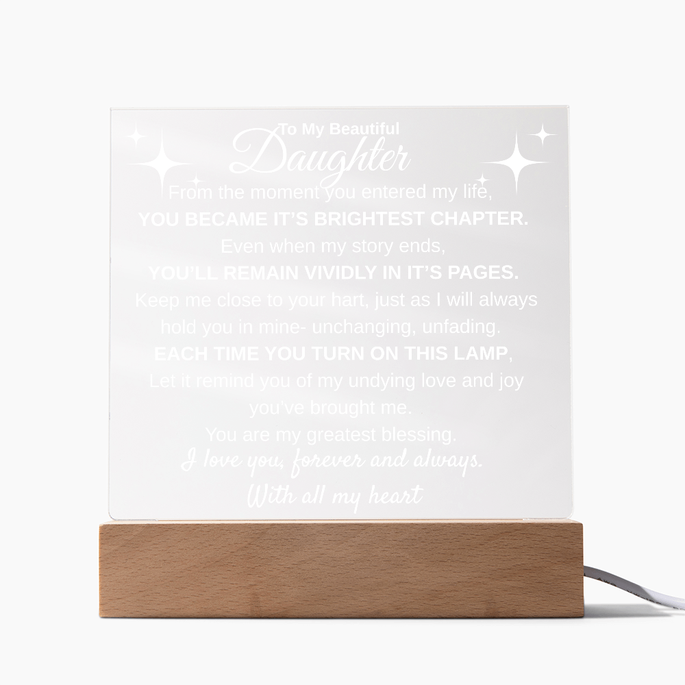 To My Daughter/ Brightest Chapter
