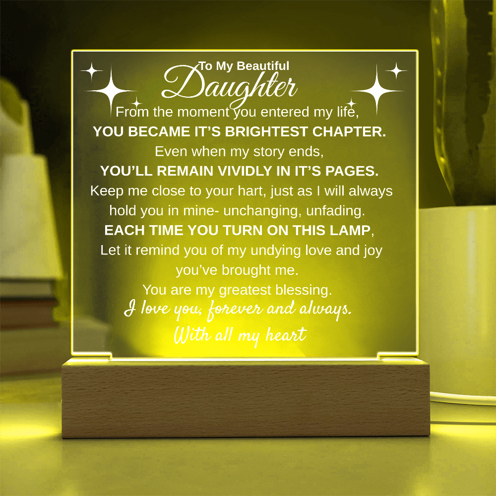 To My Daughter/ Brightest Chapter