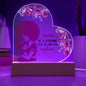 For Mom | Printed Heart Acrylic Plaque