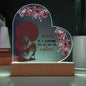 For Mom | Printed Heart Acrylic Plaque