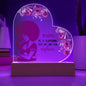 For Mom | Printed Heart Acrylic Plaque
