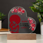 For Mom | Printed Heart Acrylic Plaque