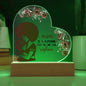 For Mom | Printed Heart Acrylic Plaque