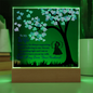 To My Wife/ Printed Acrylic plaque with LED Base