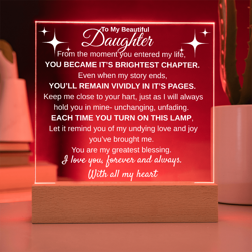 To My Daughter/ Brightest Chapter