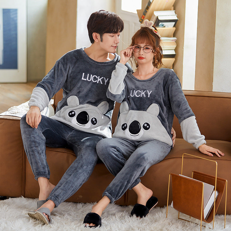 Matching Fleece Couples Pajamas sets For Men and Women, Plus Sizes