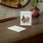 Christmas Cards – “Santa’s Here, Make a Wish!” Santa with Cats Holiday Greeting Card (Single or Multipack)