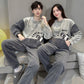 Matching Fleece Couples Pajamas sets For Men and Women, Plus Sizes