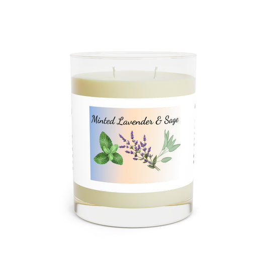 Scented Candles — 11oz Glass Jars, Tree different scents