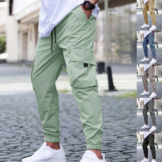 Casual Pants /W Drawstring Elastic Waist