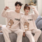 Matching Fleece Couples Pajamas sets For Men and Women, Plus Sizes