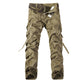 Pantalones cargo multibolsillos para hombre/Pantalones cargo lavados