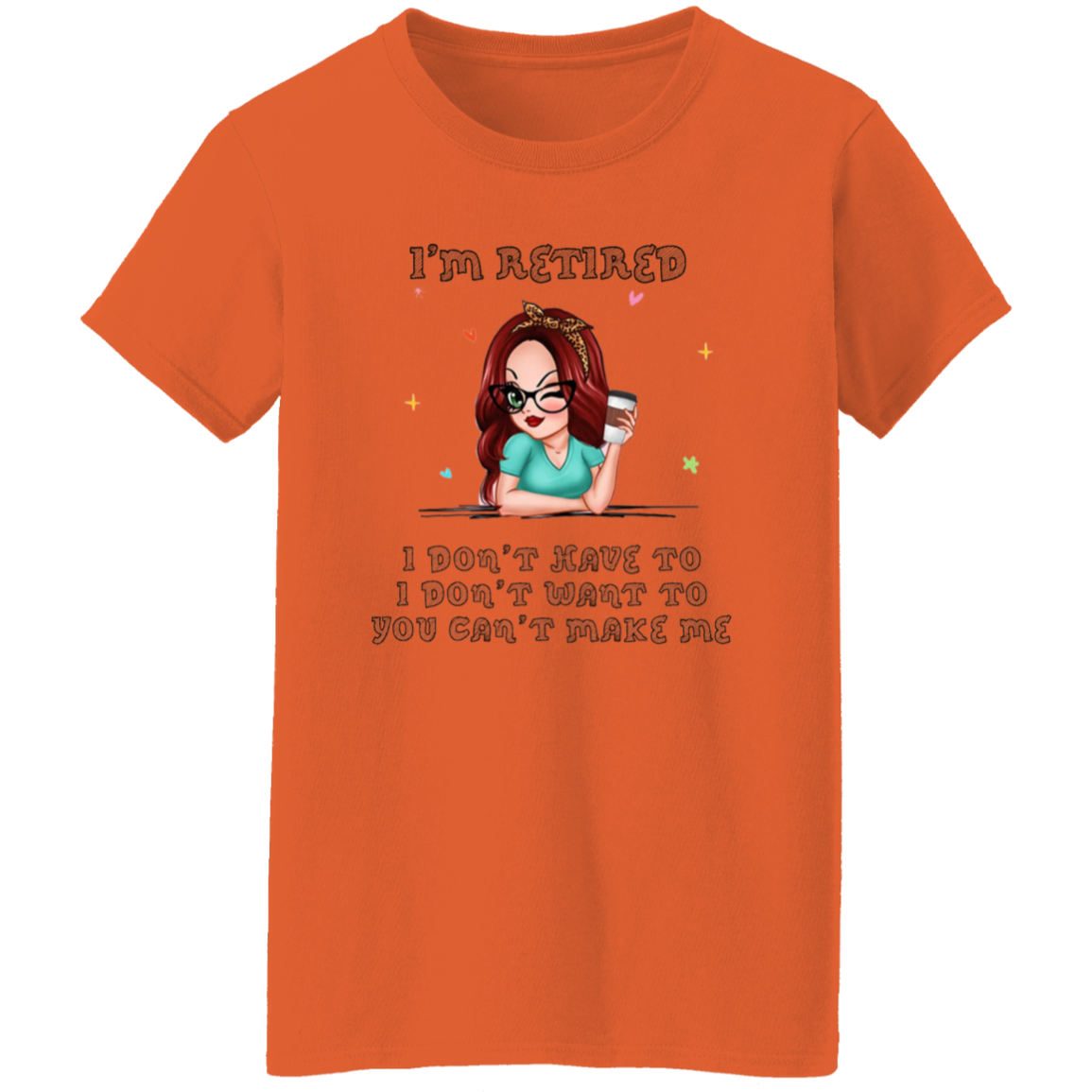 Retired Ladies  T-Shirt