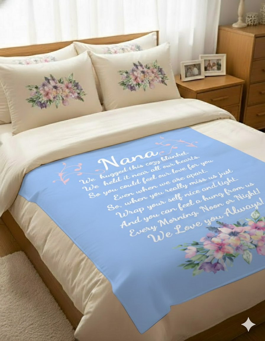 Nana plush blanket/ Throw