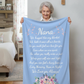 Nana plush blanket/ Throw