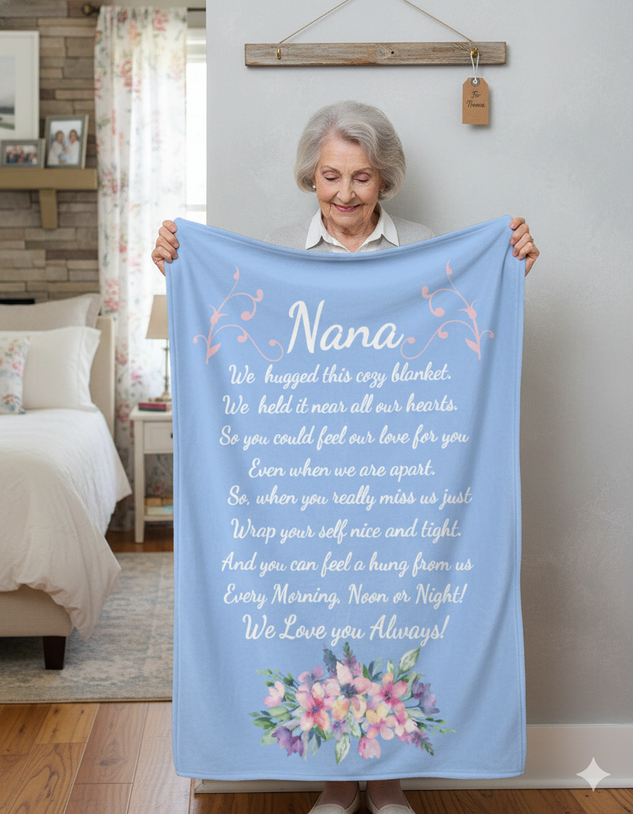 Nana plush blanket/ Throw