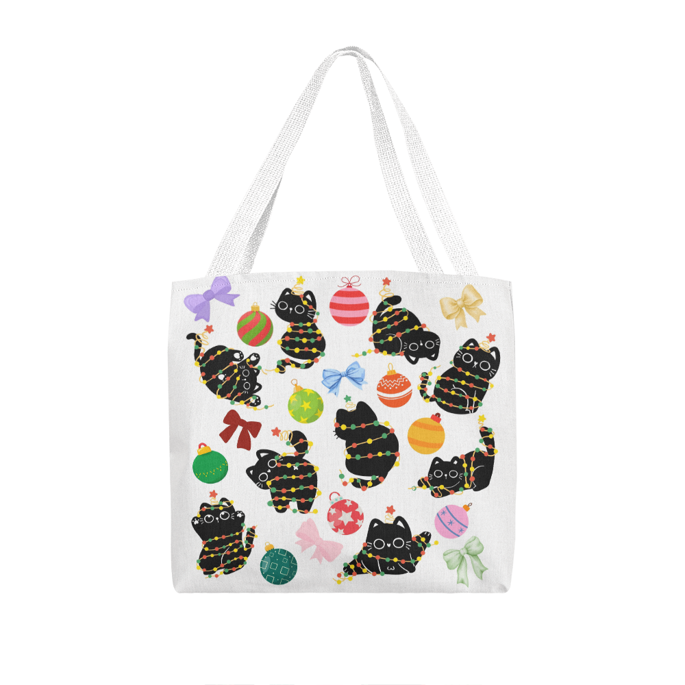 Cute Naughty Kitten Classic Tote/ Bag