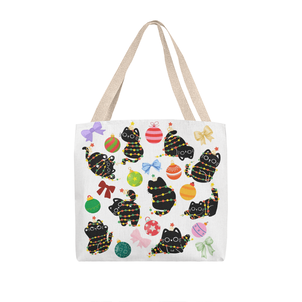 Cute Naughty Kitten Classic Tote/ Bag