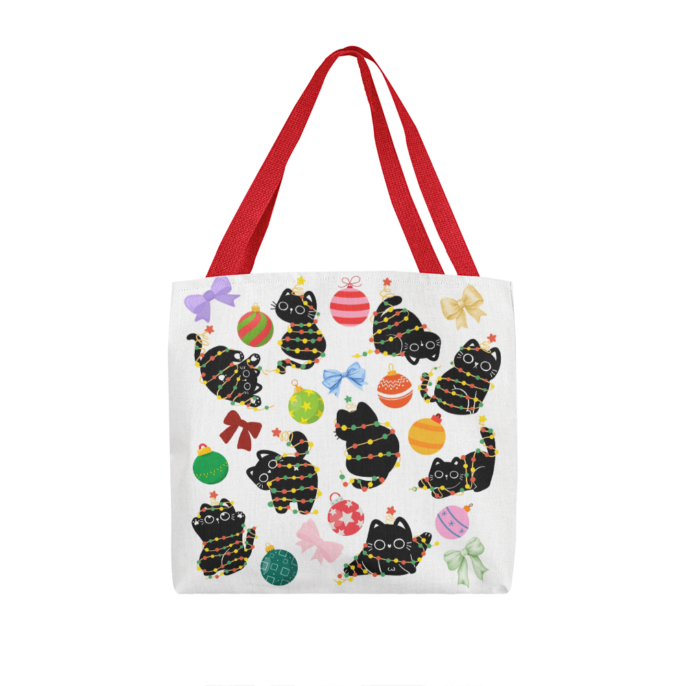 Cute Naughty Kitten Classic Tote/ Bag