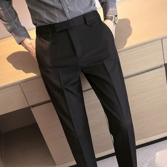 Men's Suit Pants / Cropped Suit Pants, Straight Leg