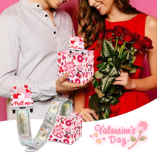 Valentines Day Surprise Box Envelope DIY Folding Paper Money Box